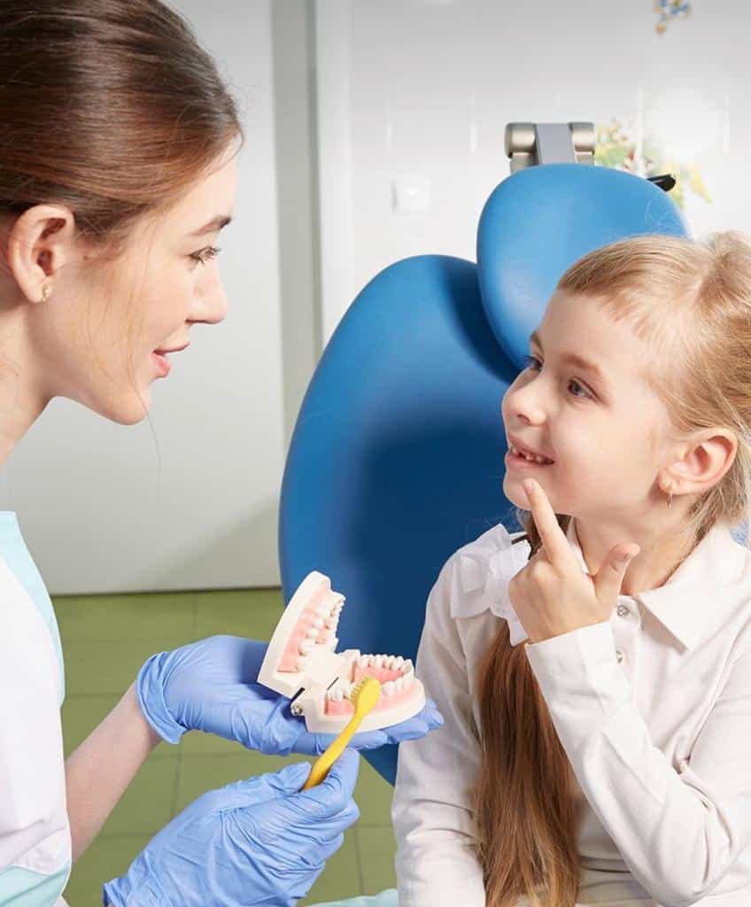 Root canal treatment for the baby teeth